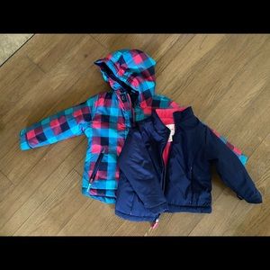 Toddler Girl Cat & Jack 3 in 1 Snow Jacket—2T